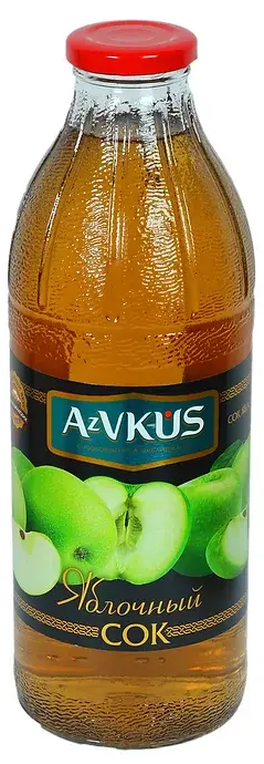 Сок AZVKUS яблочный 1 л