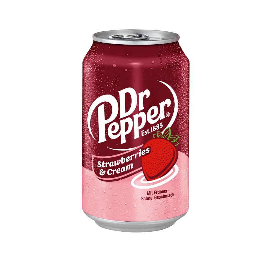 DR PEPPER Клубника со Сливками 0,33